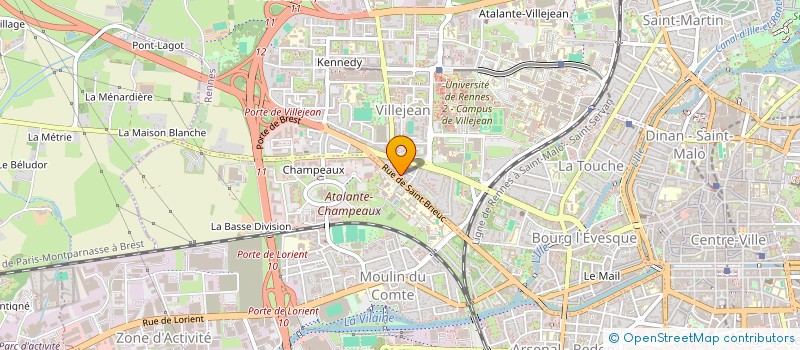 localisation de l'entreprise SARL BERNARD  RENNES