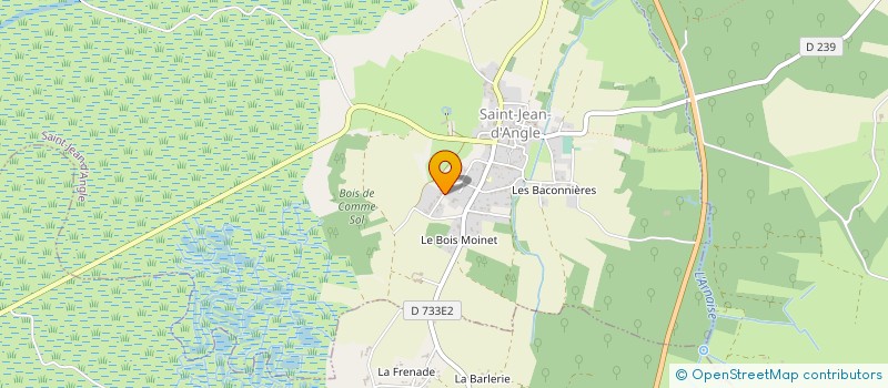 localisation de l'entreprise SARL BERNARD à SAINT-JEAN-D'ANGLE