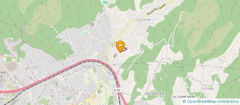 localisation de l'entreprise SARL BERNARD à CEYRESTE