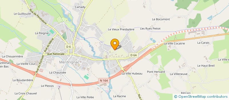 localisation de l'entreprise SARL BERNARD à MERDRIGNAC
