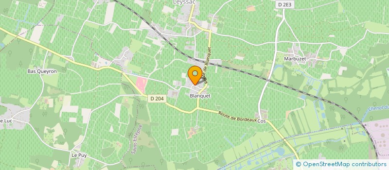 localisation de l'entreprise SARL BERNARD AUDOY à MERIGNAC