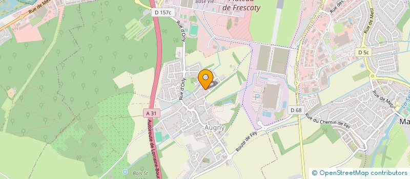 localisation de l'entreprise SARL BERNARD BATIMENT  AUGNY