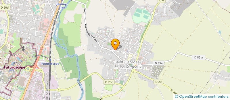 localisation de l'entreprise SARL BERNARD-BLANC à SAINT-GEORGES-LES-BAILLARGEAUX