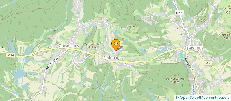 localisation de l'entreprise SARL BERNARD BRUDER  PETITMAGNY