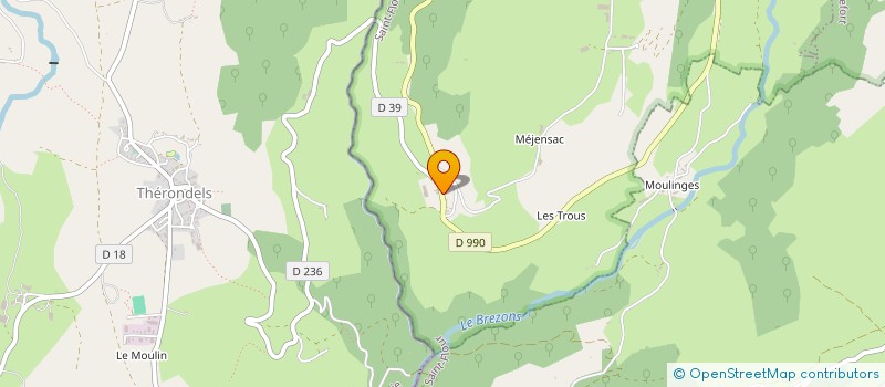 localisation de l'entreprise SARL BERNARD CAMPAGNAC à ST MARTIN SOUS VIGOUROUX