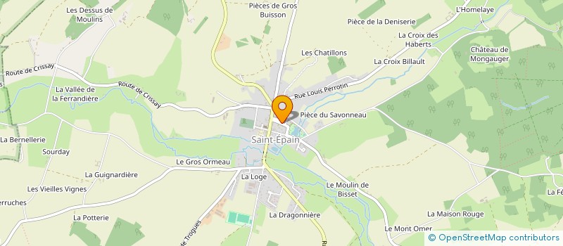 localisation de l'entreprise SARL BERNARD CX à MAILLE