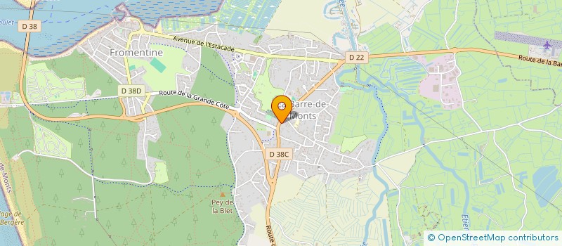 localisation de l'entreprise SARL BERNARD D-MILCENT  LA BARRE-DE-MONTS