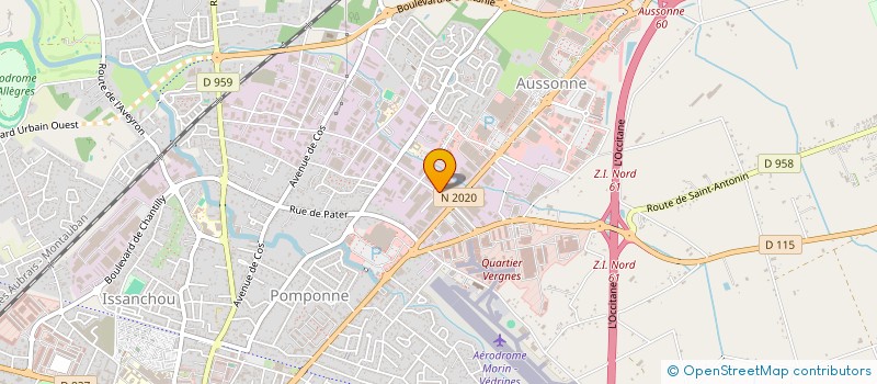 localisation de l'entreprise SARL BERNARD DUS à MONTAUBAN