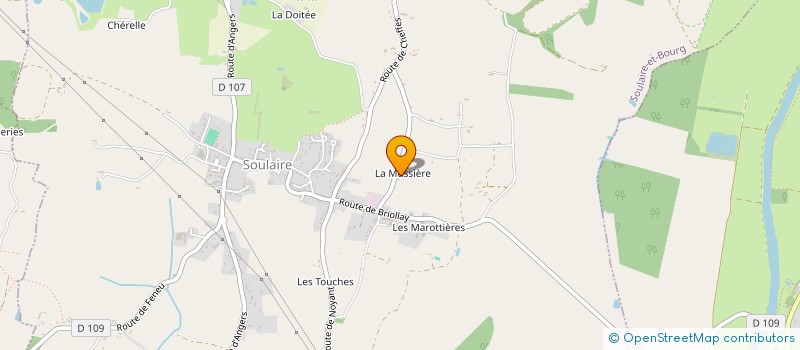 localisation de l'entreprise SARL BERNARD ET GAETAN à SOULAIRE-ET-BOURG