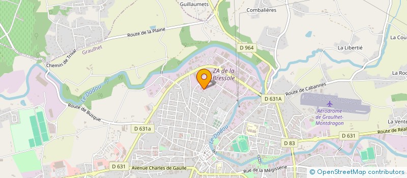 localisation de l'entreprise SARL BERNARD FABRE ET FILS à GRAULHET