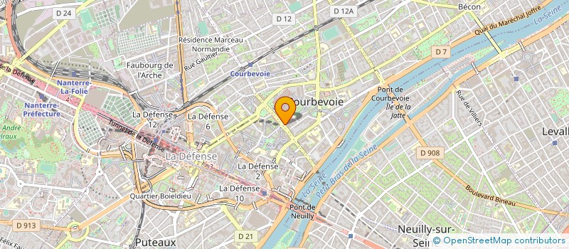 localisation de l'entreprise SARL BERNARD PARMAST à COURBEVOIE
