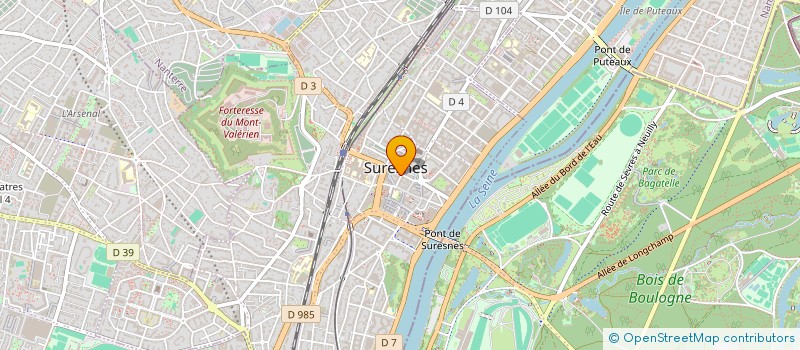 localisation de l'entreprise SARL BERNARD SAINT PAUL à SURESNES