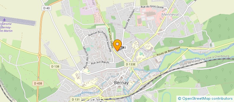 localisation de l'entreprise SARL BERNAYENNE DE PEINTURE à BERNAY