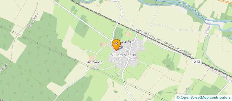 localisation de l'entreprise SARL BERNET  VILLIERS-VINEUX