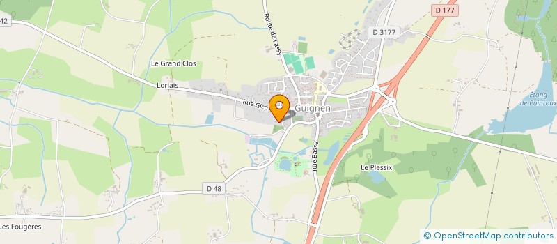 localisation de l'entreprise SARL BERNIQUE  GUIGNEN