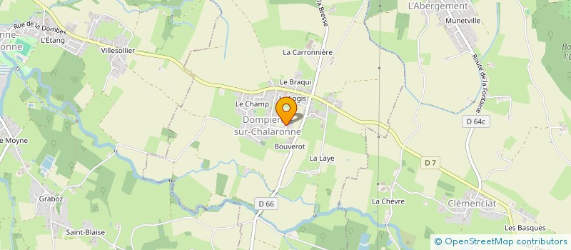 localisation de l'entreprise SARL BERNISSON à DOMPIERRE-SUR-CHALARONNE