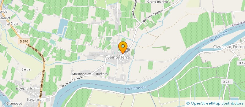 localisation de l'entreprise SARL BEROT FRERES à SAINTE-RADEGONDE