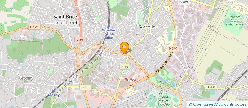 localisation de l'entreprise SARL BERRAHAL - ASP ART SPECIAL PARQUET à SARCELLES