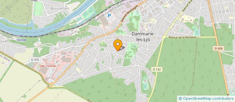 localisation de l'entreprise SARL BERRAZEM à DAMMARIE LES LYS