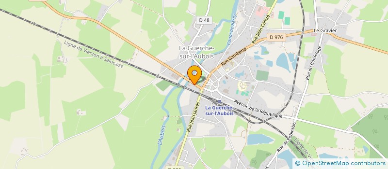 localisation de l'entreprise SARL BERRY AUTO à LA GUERCHE-SUR-L'AUBOIS