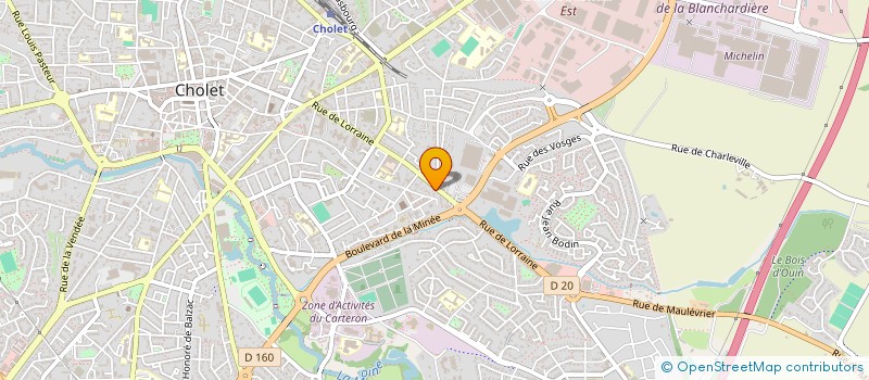 localisation de l'entreprise SARL BERSI à CHOLET