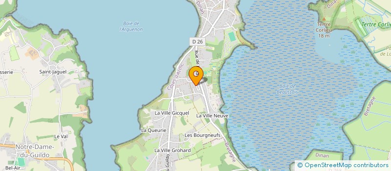 localisation de l'entreprise SARL BERTEAUX  SAINT-JACUT-DE-LA-MER