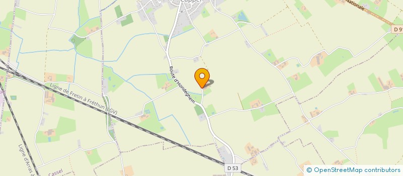 localisation de l'entreprise SARL BERTELOOT  SAINTE-MARIE-CAPPEL