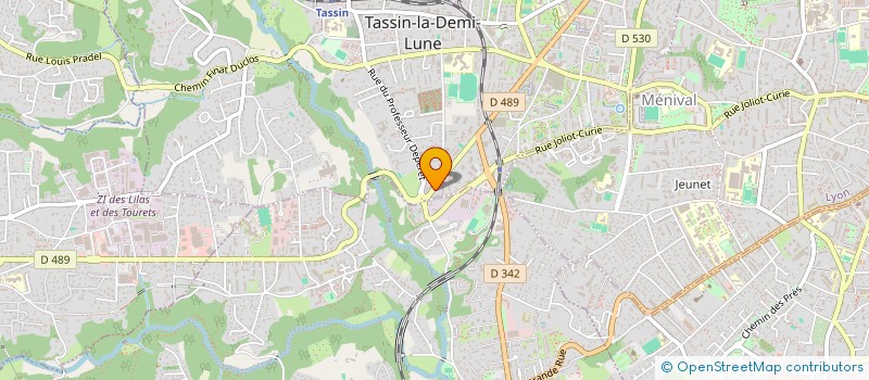localisation de l'entreprise SARL BERTHELON à TASSIN-LA-DEMI-LUNE