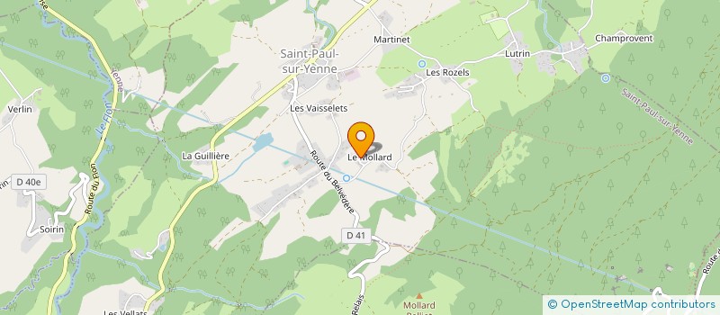 localisation de l'entreprise SARL BERTHET ET FILS - PAYSAGISTE à LOISIEUX