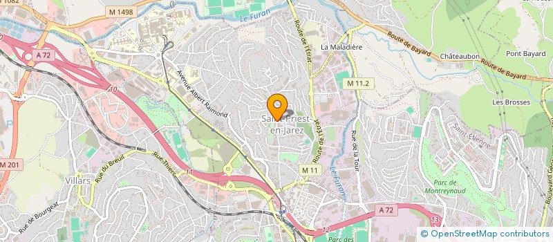 localisation de l'entreprise SARL BERTHET PERAIN à SAINT-PRIEST-EN-JAREZ