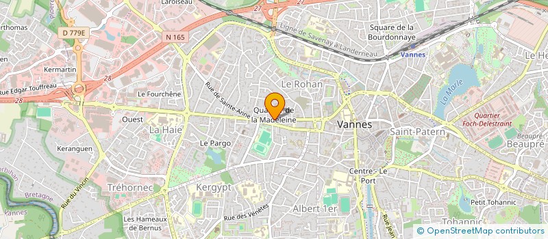 localisation de l'entreprise SARL BERTHO DIFFUSION à VANNES