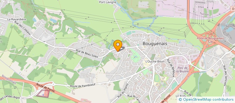 localisation de l'entreprise SARL BERTHOME ANDRE à BOUGUENAIS