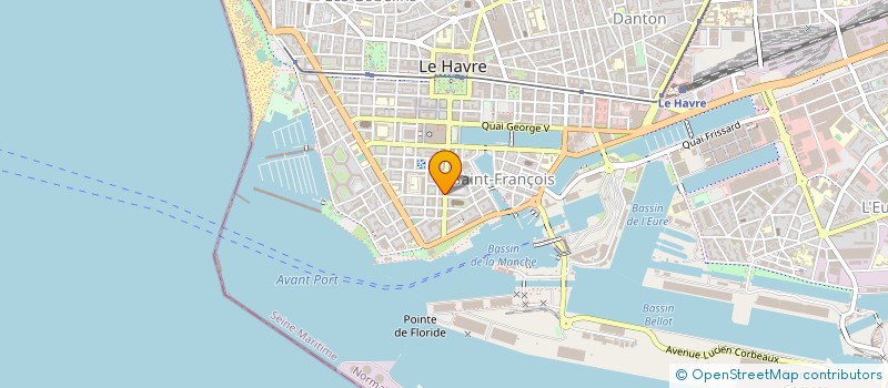 localisation de l'entreprise SARL BERTIN  LE HAVRE