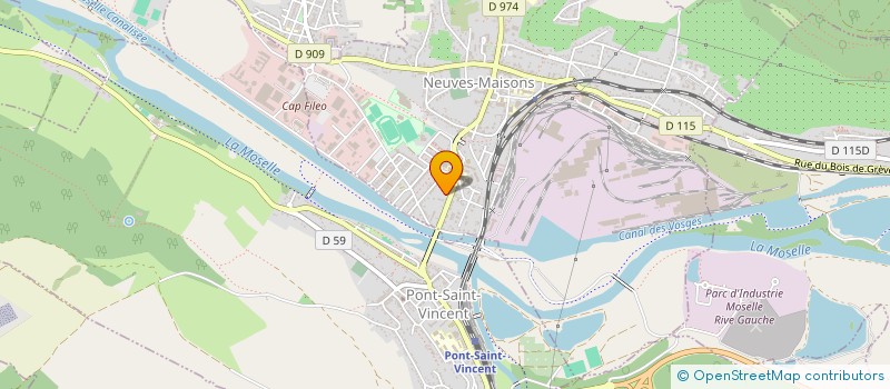 localisation de l'entreprise SARL BERTIN FRERES à NEUVES-MAISONS