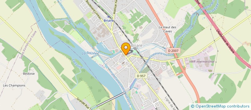 localisation de l'entreprise SARL BERTON à BRIARE