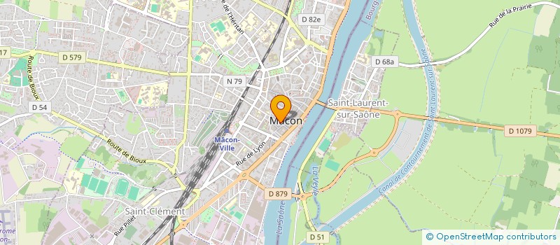 localisation de l'entreprise SARL BERTRAND à MACON