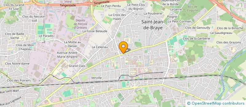 localisation de l'entreprise SARL BERTRAND à SAINT-JEAN-DE-BRAYE