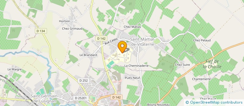 localisation de l'entreprise SARL BERTRAND ET FILS à REAUX SUR TREFLE