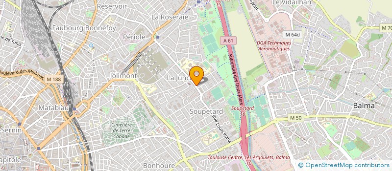 localisation de l'entreprise SARL BERTRAND JEAN NOEL  TOULOUSE