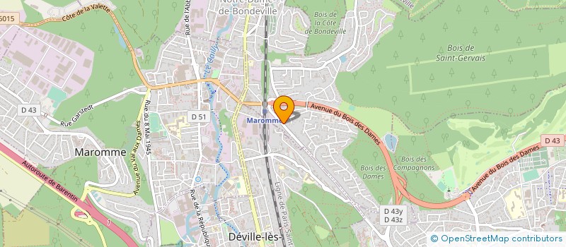 localisation de l'entreprise SARL BERTRAND LEPICARD à NOTRE-DAME-DE-BONDEVILLE