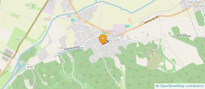 localisation de l'entreprise SARL BERTRAND SICOT  MAS-BLANC-DES-ALPILLES