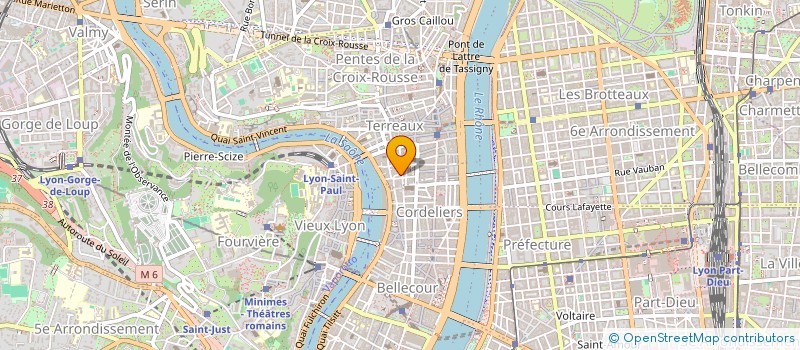 localisation de l'entreprise SARL BERTRAND VIALLET à LYON