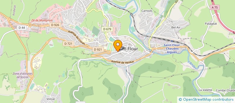 localisation de l'entreprise SARL BERTUIT CELLIER à SAINT-FLOUR