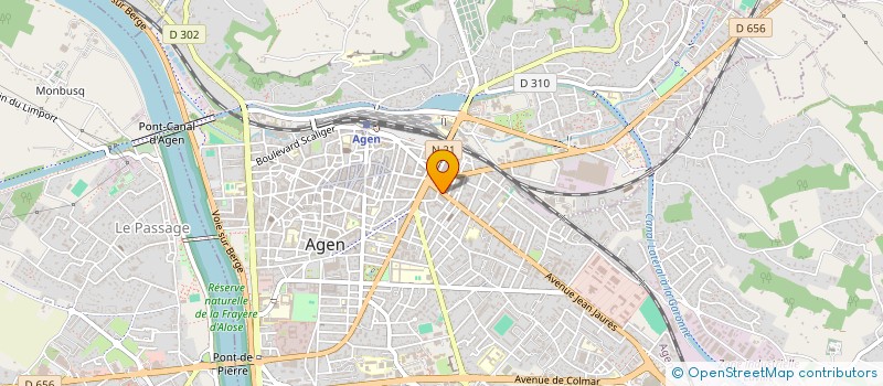 localisation de l'entreprise SARL BERXA  AGEN