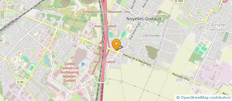 localisation de l'entreprise SARL BERYL ROSE à NOYELLES-GODAULT