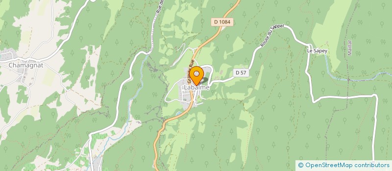 localisation de l'entreprise SARL BESANCON à LABALME