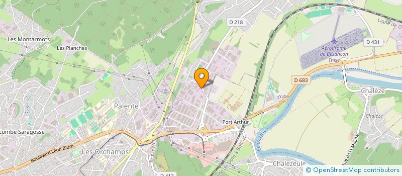 localisation de l'entreprise SARL BESANCON EXPERTISE VINCENT à CHALEZEULE