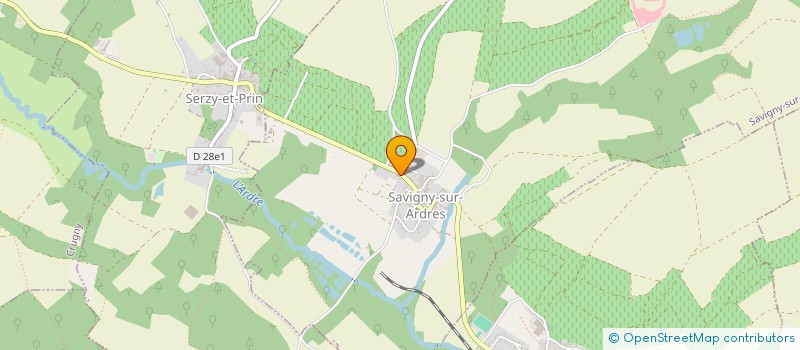 localisation de l'entreprise SARL BESNARD  SAVIGNY-SUR-ARDRES