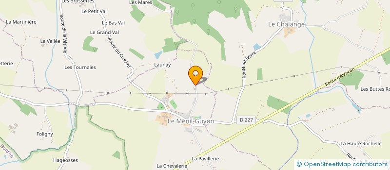 localisation de l'entreprise SARL BESNARD à LE MENIL-GUYON