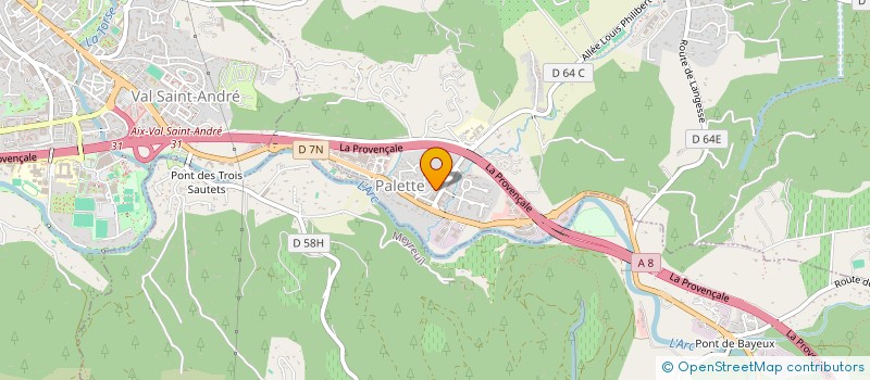 localisation de l'entreprise SARL BESSET ET ASSOCIES à LE THOLONET